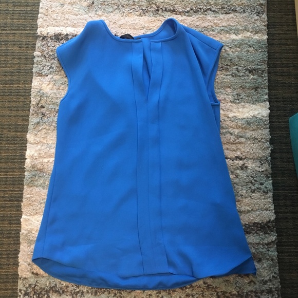 J. Crew Tops - J. Crew short sleeve blue blouse